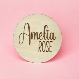 Wooden Baby Birth Announcement, Baby Name Sign, Birth Stats Sign, Newborn Name Wooden Sign, Baby Shower Gift, Hospital Name Sign