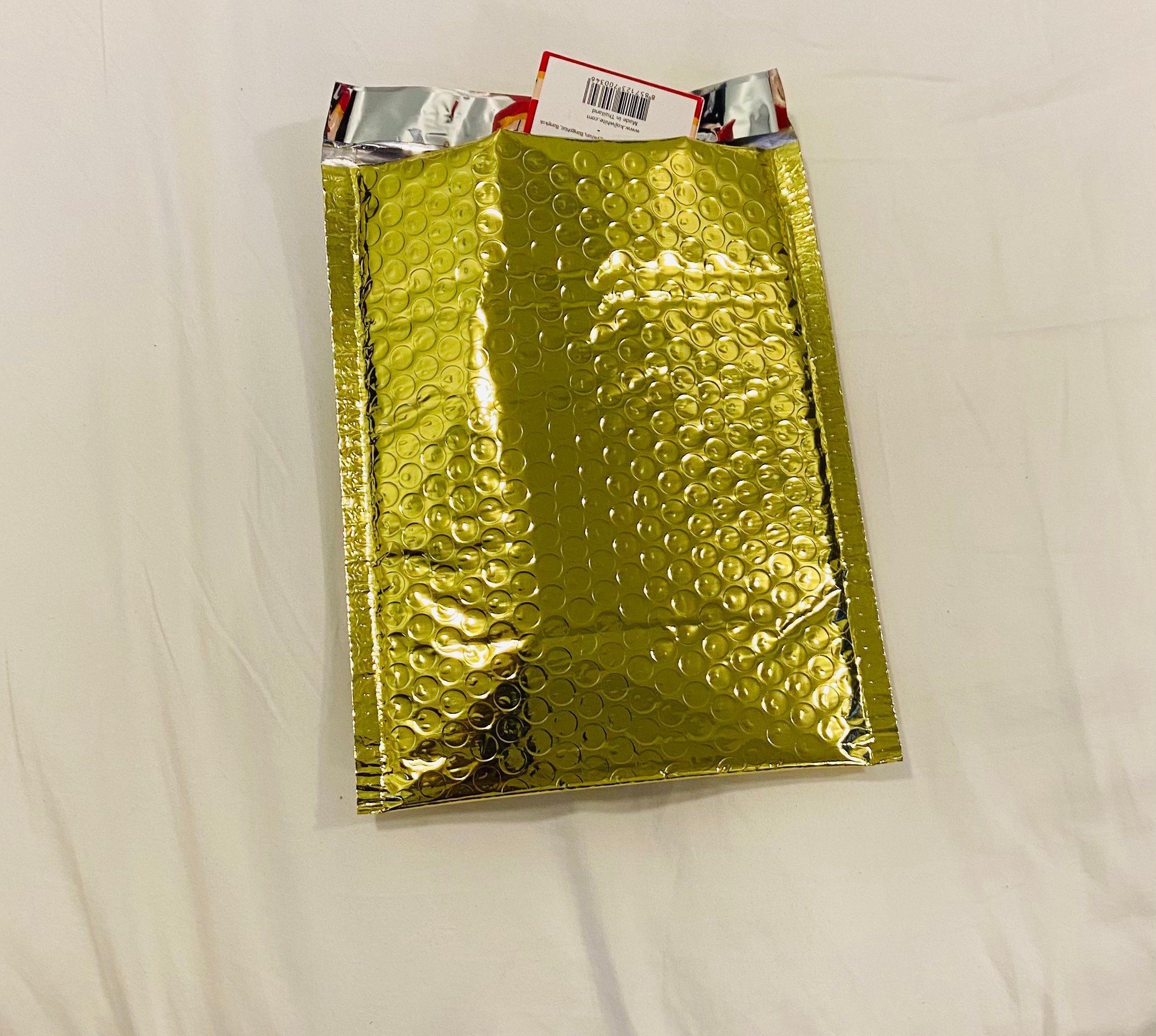 100 Gold Metallic Bubble Mailer 6x10 Etsy