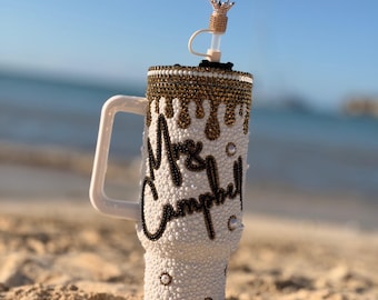 Copas personalizadas con cristales y adornos: totalmente personalizadas