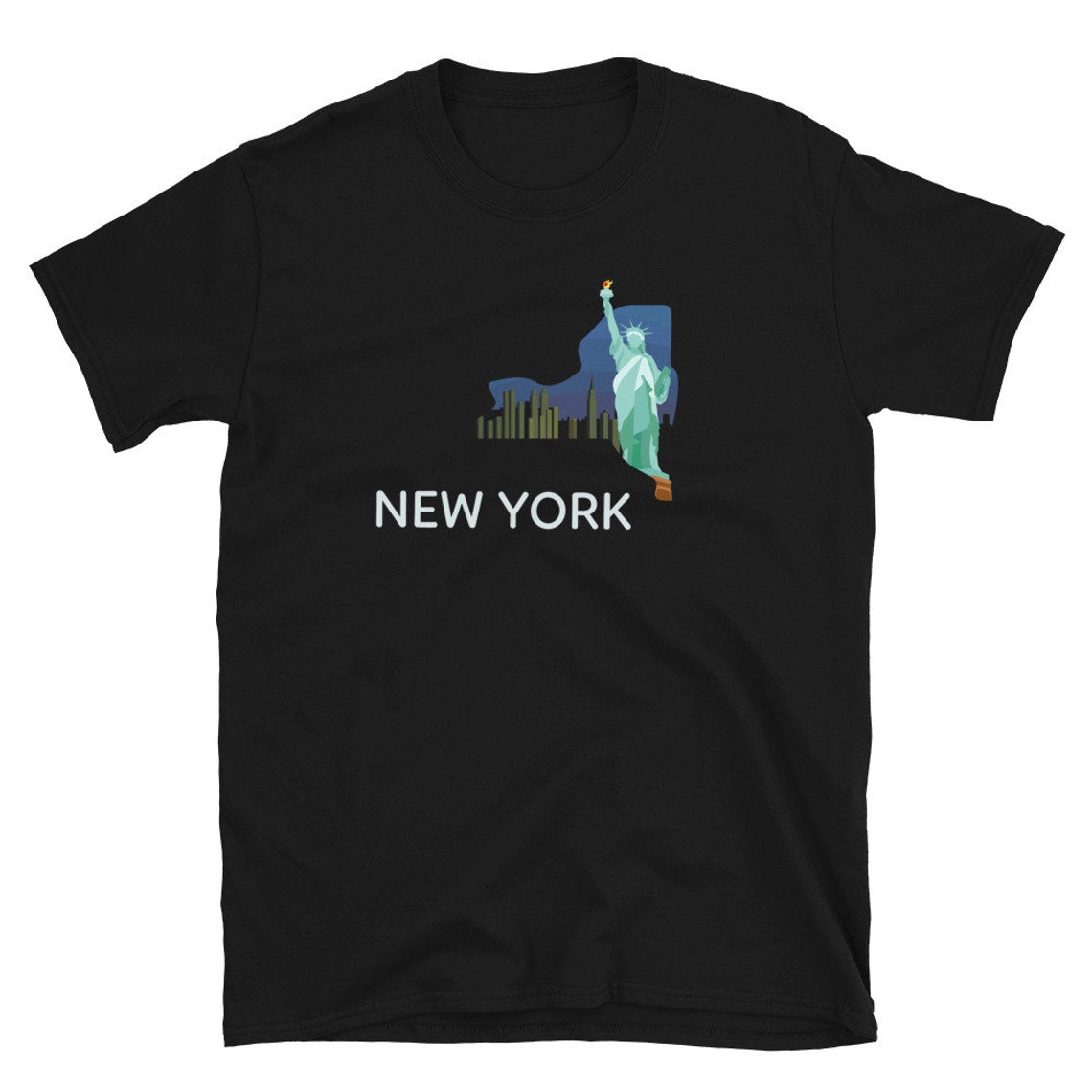 State of New York T-shirt Manhattan Central Park Times | Etsy