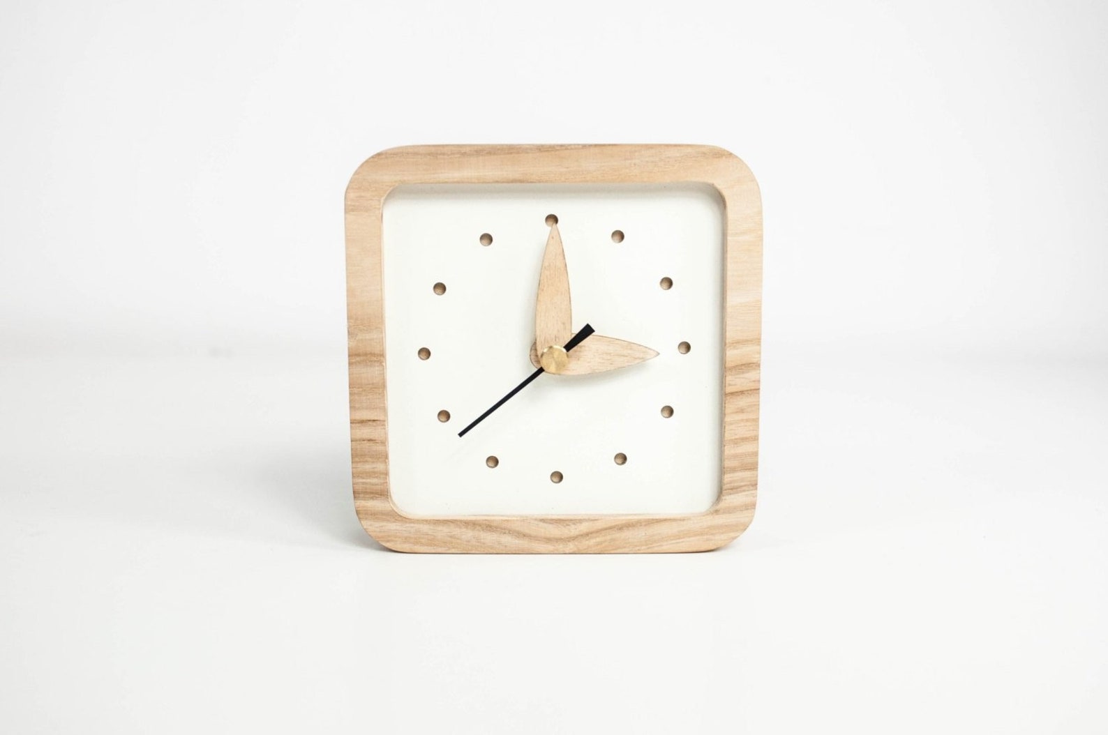 Wooden Desk Clock