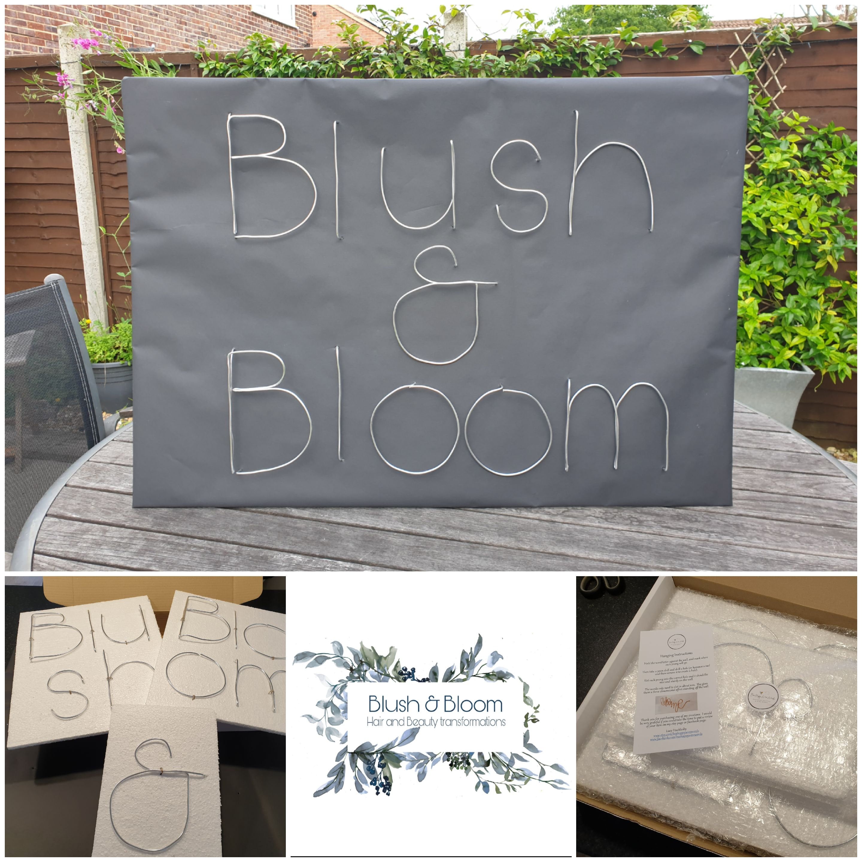 Custom Wire Words Phrases Quotes Lyrics & Names Bespoke | Etsy UK