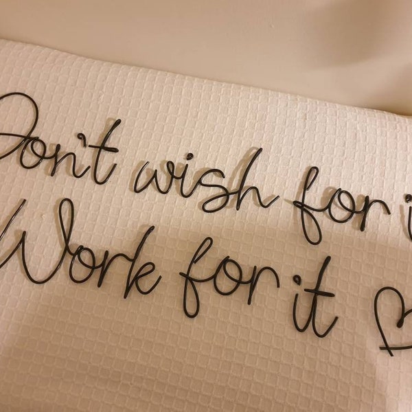 Wire Words - Etsy UK