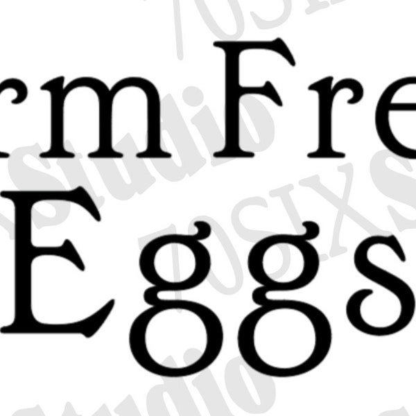 Farm Fresh Eggs logo SVG and PNG, sign stencil download, Cricut machine template