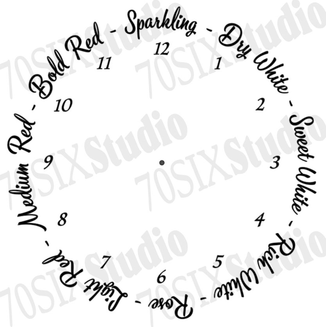 Wine Clock Template Wine Clock Svg Png File Basic Wines Etsy wine-clock-template-wine-clock-svg-png-file-basic-wines-etsy