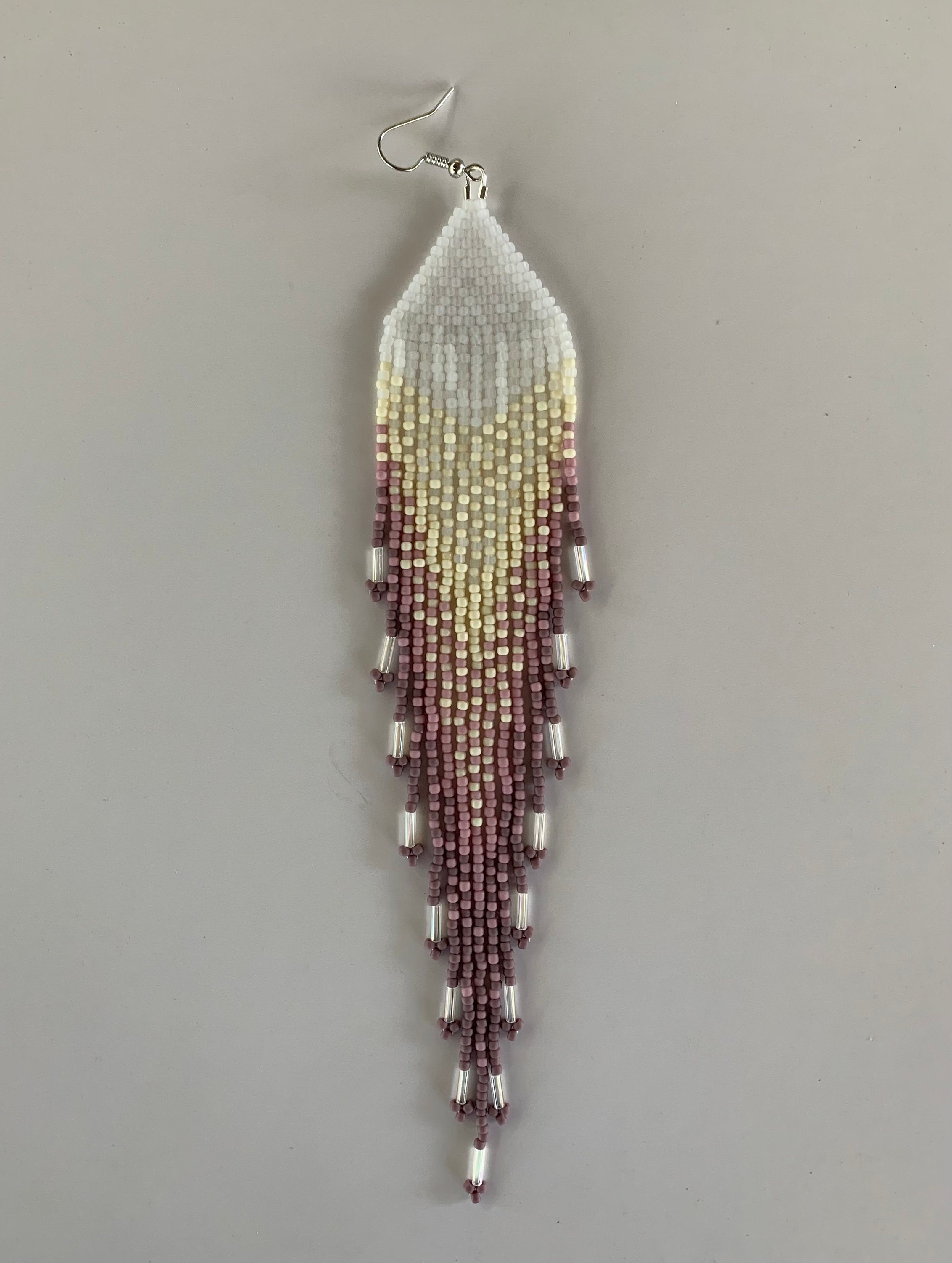 Handmade Fringe Seed Bead Earrings Etsy