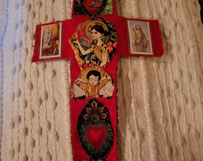 Pocket Altar, Hand Stiched 