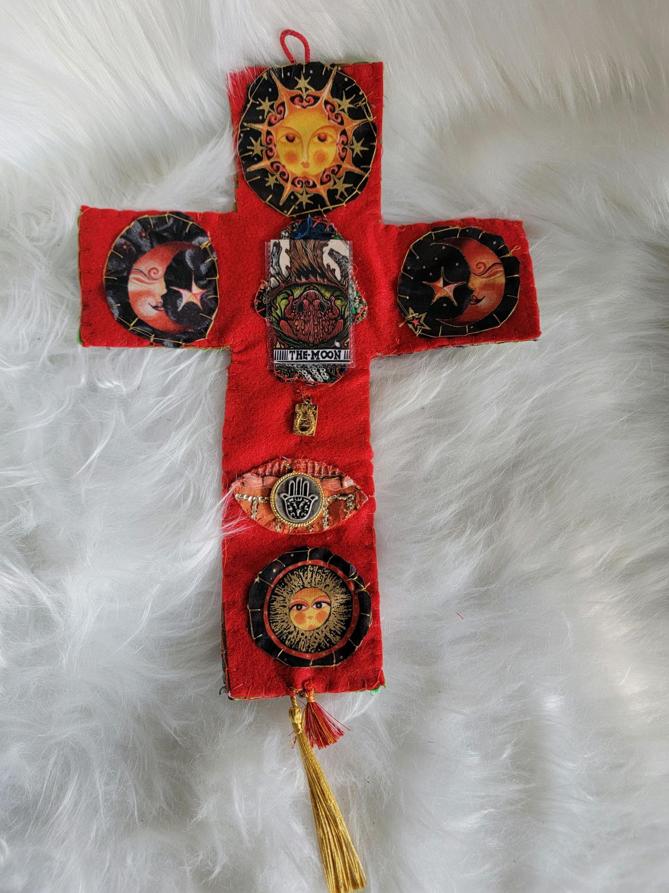 Pocket Altar, Hand Stiched 