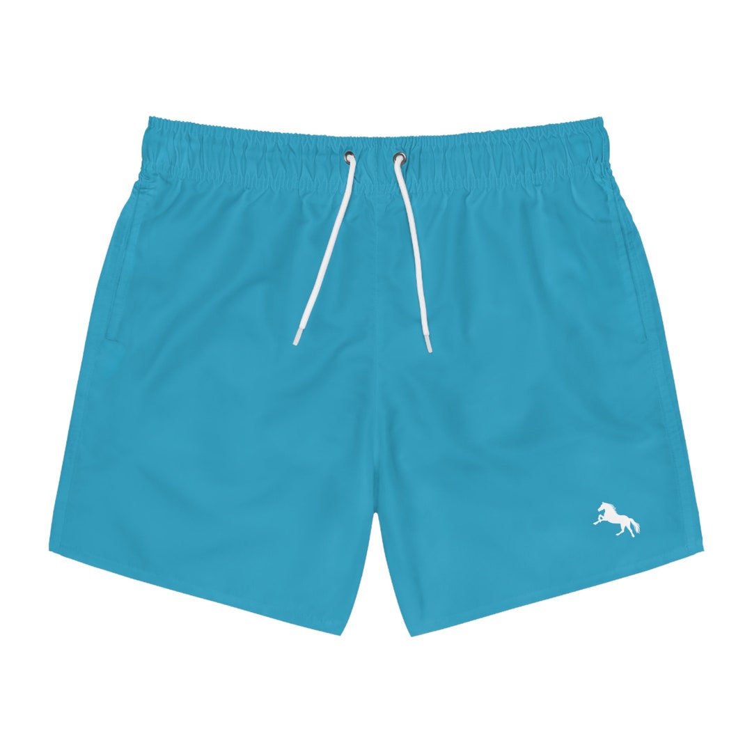 Men's Turquoise Shorts, Best Classy Turquoise Shorts, Men's Swim Trunks