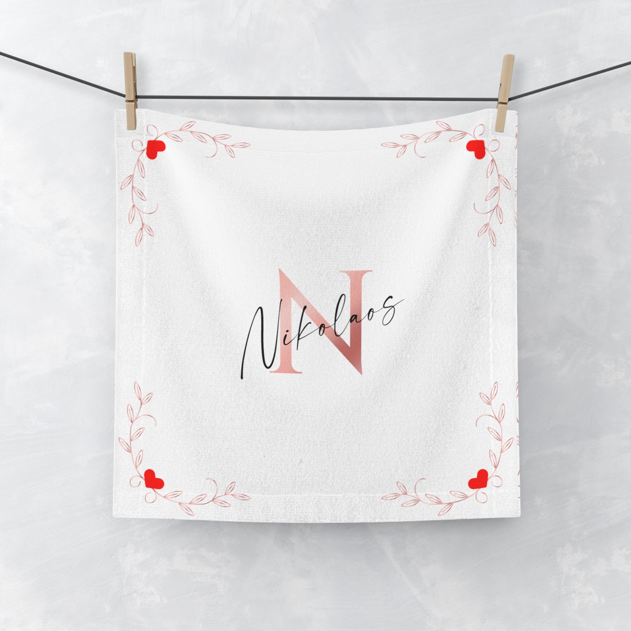 Personalised Gift Face Towel, Custom Face Towel, Wedding Gifts Etsy
