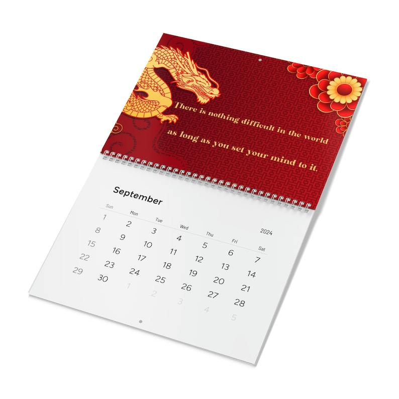 2024 Calendar, Chinese New Year Calendar, Planner 2024, Best New Year