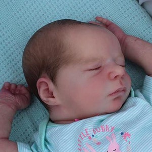 Madison Sleeping Authentic *Realborn 19&quot; Reborn Vinyl Doll Kit/COA ~ by Bountiful Baby