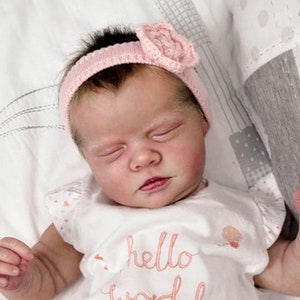 Ana Sleeping  Authentic *Realborn 19&quot; Reborn Vinyl Doll Kit/COA ~ by Bountiful Baby