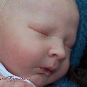 Joseph Sleeping Authentic 18&quot; Realborn Reborn Doll Kit by Bountiful Baby ~ Full LImbs/COA