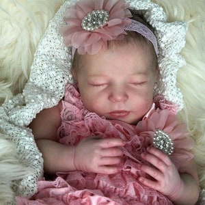 Brittany Sleeping Authentic *Realborn  20&quot; Reborn Vinyl Doll Kit/COA ~ by Bountiful Baby