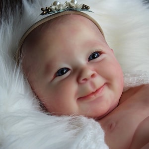 Happy Sage 4 m.o. Authentic 23&quot; Realborn Reborn Doll Kit/COA  by Bountiful Baby