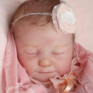 June Sleeping Authentic 19&quot; Realborn Reborn Doll Kit by Bountiful Baby - full limbs/COA