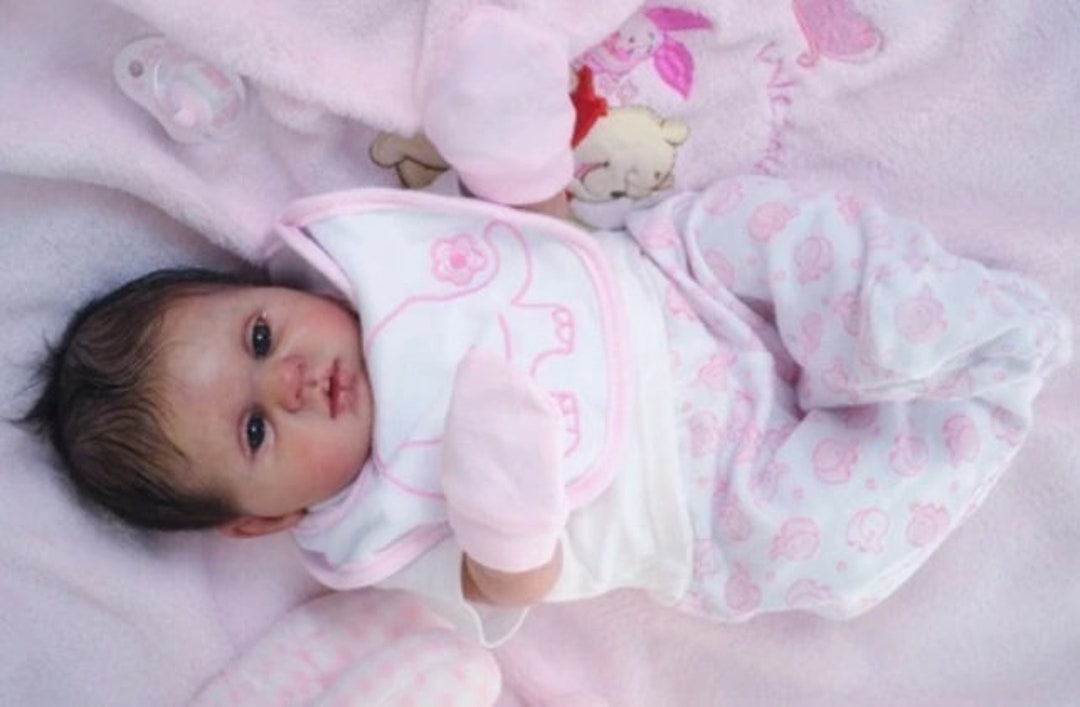 SILICONE Blinkin Girl - Full-Body Silicone (16.5 Reborn Doll Kit) -  Bountiful Baby (DP Creations LLC)