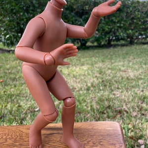 Jointed Articulated Body for Paola Reina Doll ~ Black - High Quality Vinyl