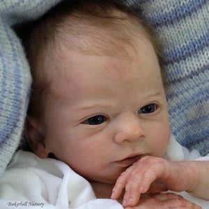 Clyde Awake Authentic Realborn 18&quot; Reborn Doll Kit/COA ~ by Bountiful Baby