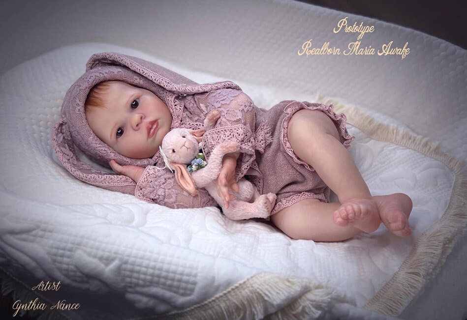 Mini Reborn Kit 10 Inches Reborn Baby Vinyl Doll Kit María Unpainted  Unassembled Doll Parts DIY Blank Reborn Doll Kit