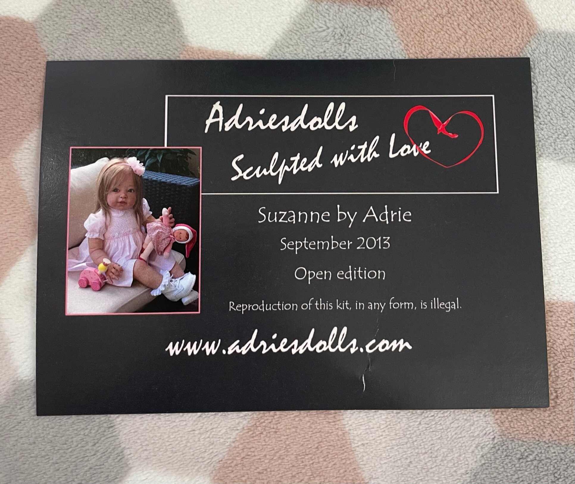 Suzanne Toddler by Adrie Stoete 正規品 28インチ リボーンドール