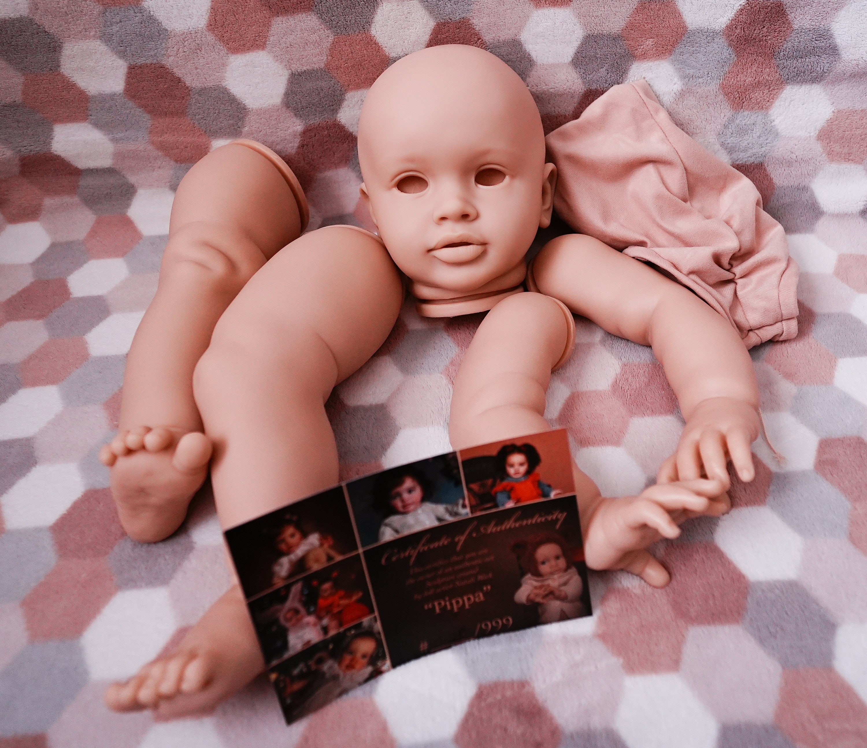 Zoe Limited Edition Reborn Toddler Vinyl Doll Kit by Natali Blick