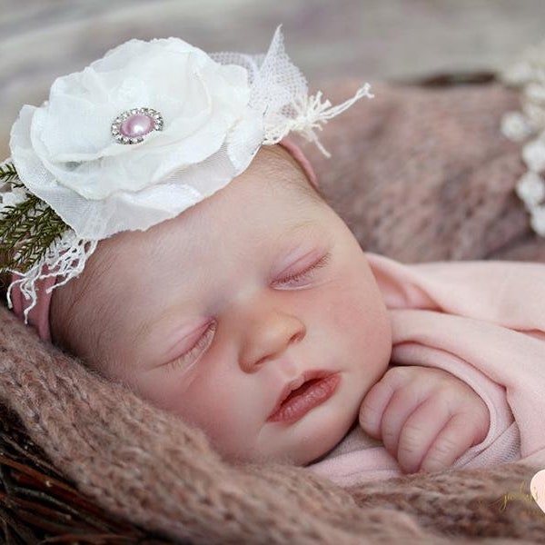 Skya Sleeping * Realborn 18.5" ~ Reborn Vinyl Doll Kit (full limbc/COA) ~ by Bountiful Baby