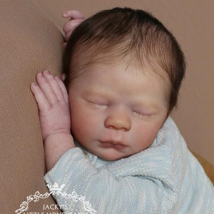 Dominic Sleeping Authentic *Realborn 19.5&quot; Reborn Doll Kit/COA by Bountiful Baby