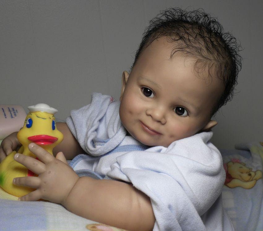 Juan オリジナル 28 インチ 新品リボーンドールキット (頭、脚