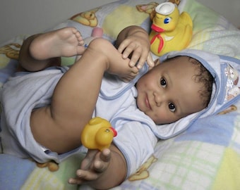 Juan Original 28" Brand New  Reborn Doll Kit (head,legs,arms) ~ by Bountiful Baby