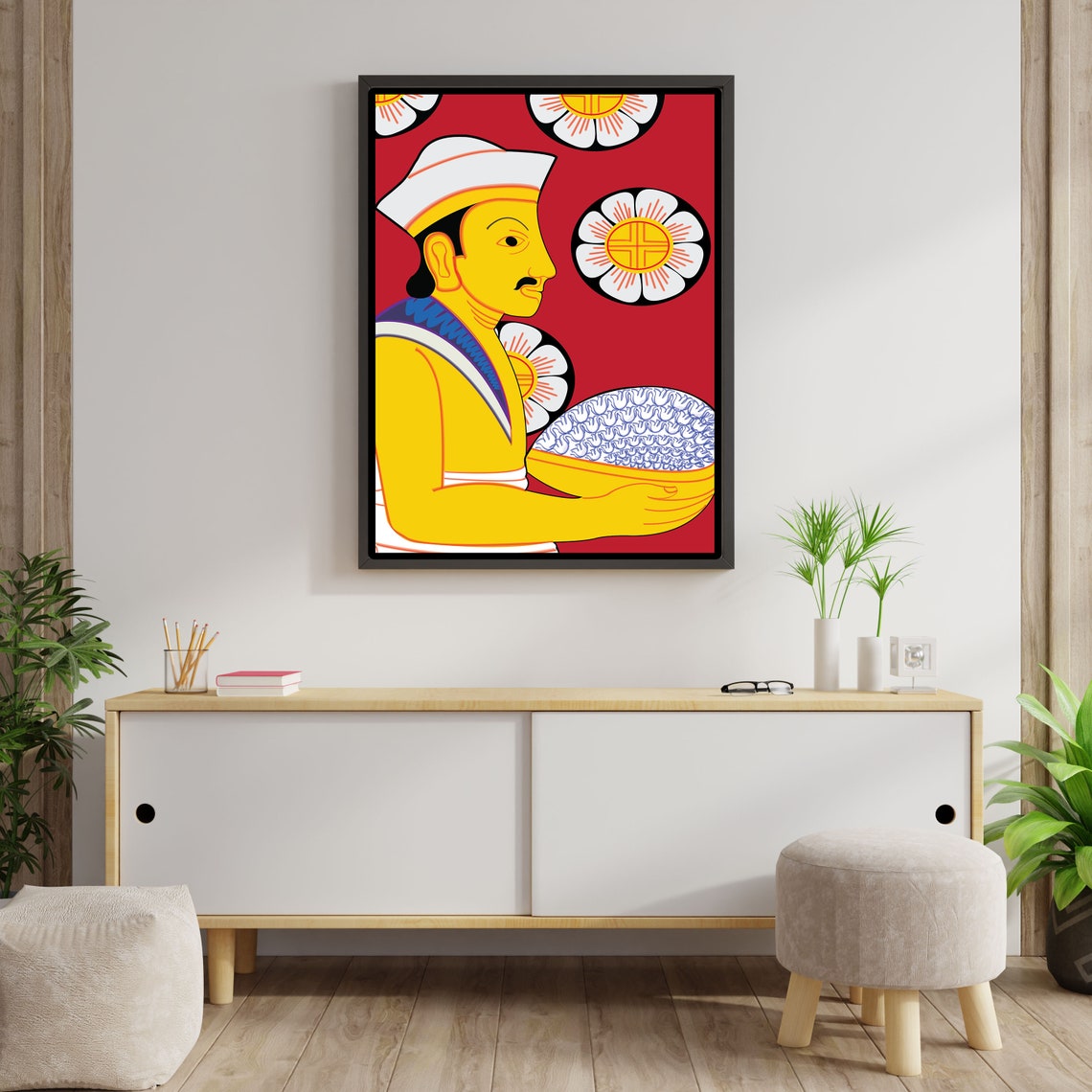 Sri Lankan Traditional Painting for Wall Art Wall Décor Art Etsy Canada