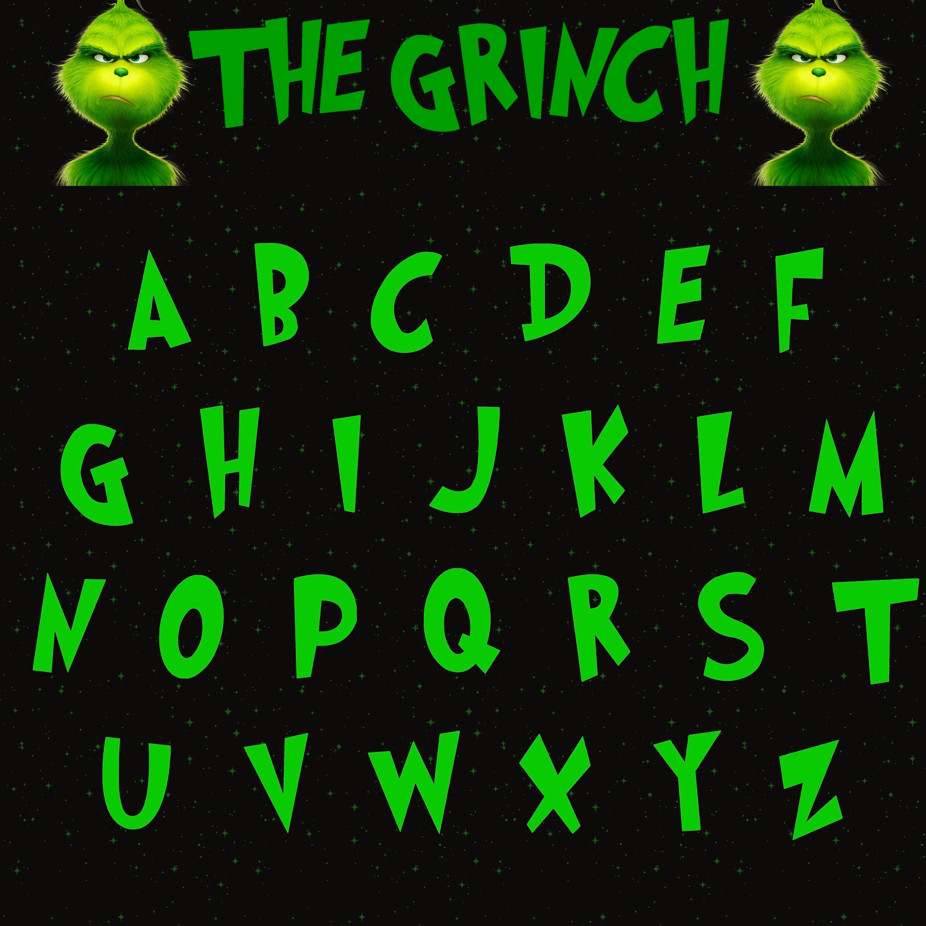 The grinch font GRINCH font svg grinch font for circut & Etsy The grinch font GRINCH font svg grinch font for circut & Etsy