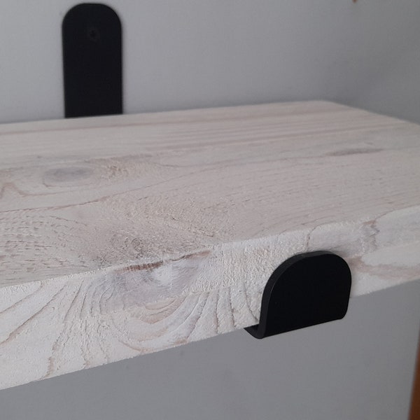 WEIß Holz Rustikale Regale Regal Industrie Look Dekor Haus Gerüst Bretter Zurückgefordert Handgefertigt Handgemacht Mit Liebe gemacht Wohnkultur