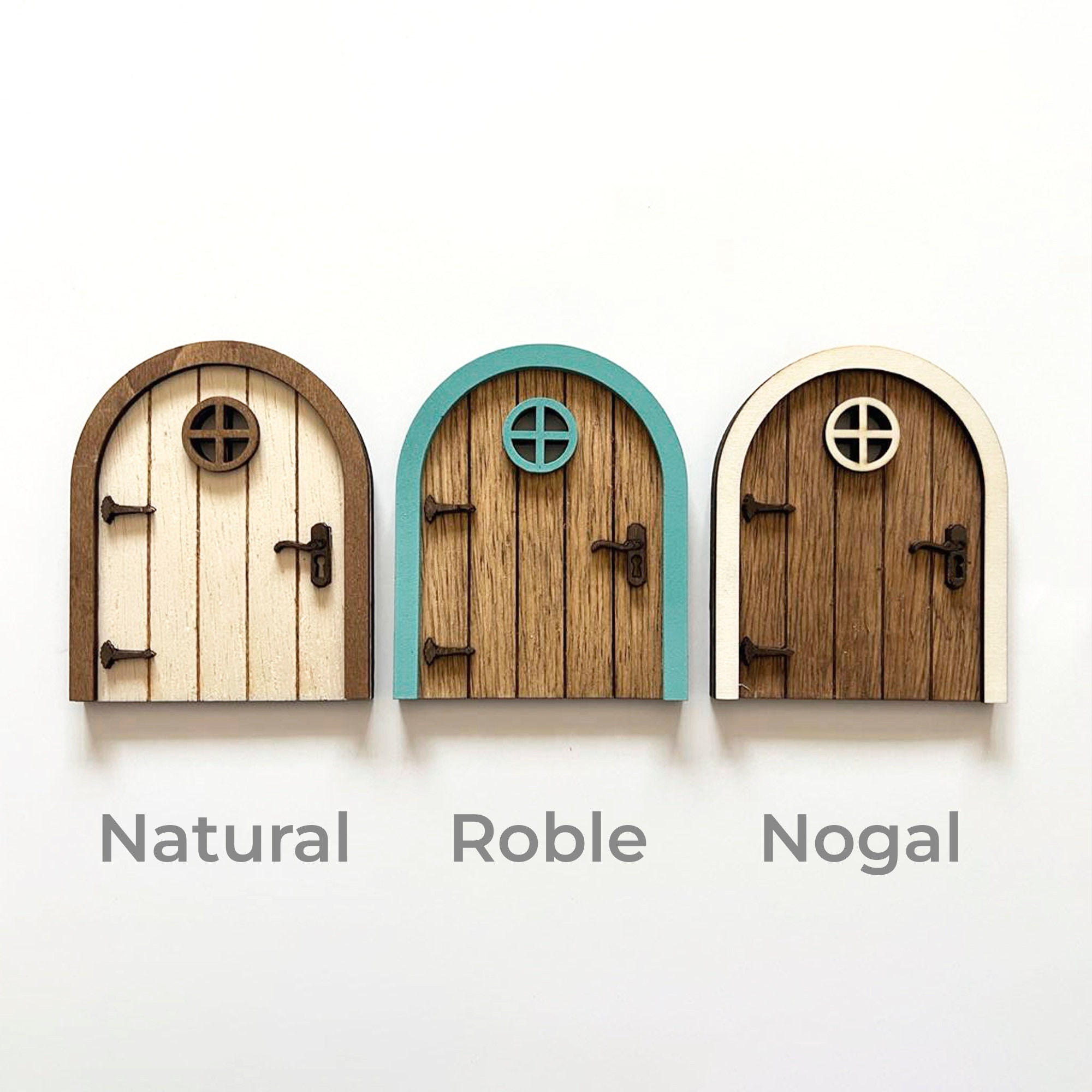 Puerta de Ratoncito Pérez de madera personalizada a color - Etsy España