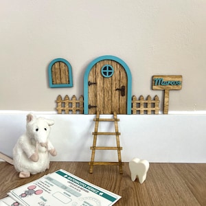 Porte Perez Mouse en bois colorée personnalisée