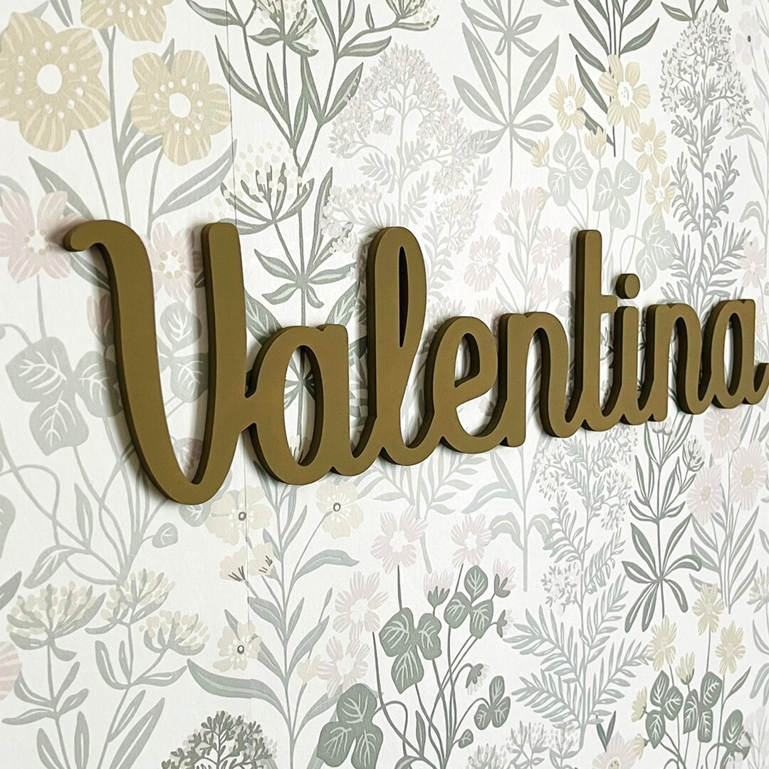 Custom Decorative Names Etsy