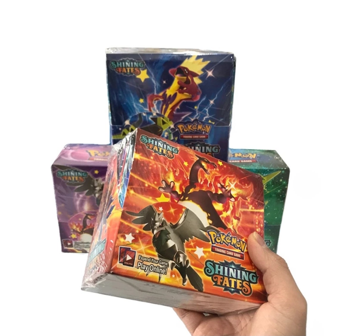 Pokemon Shining Fates Booster Box Proxy boîte FUN Etsy