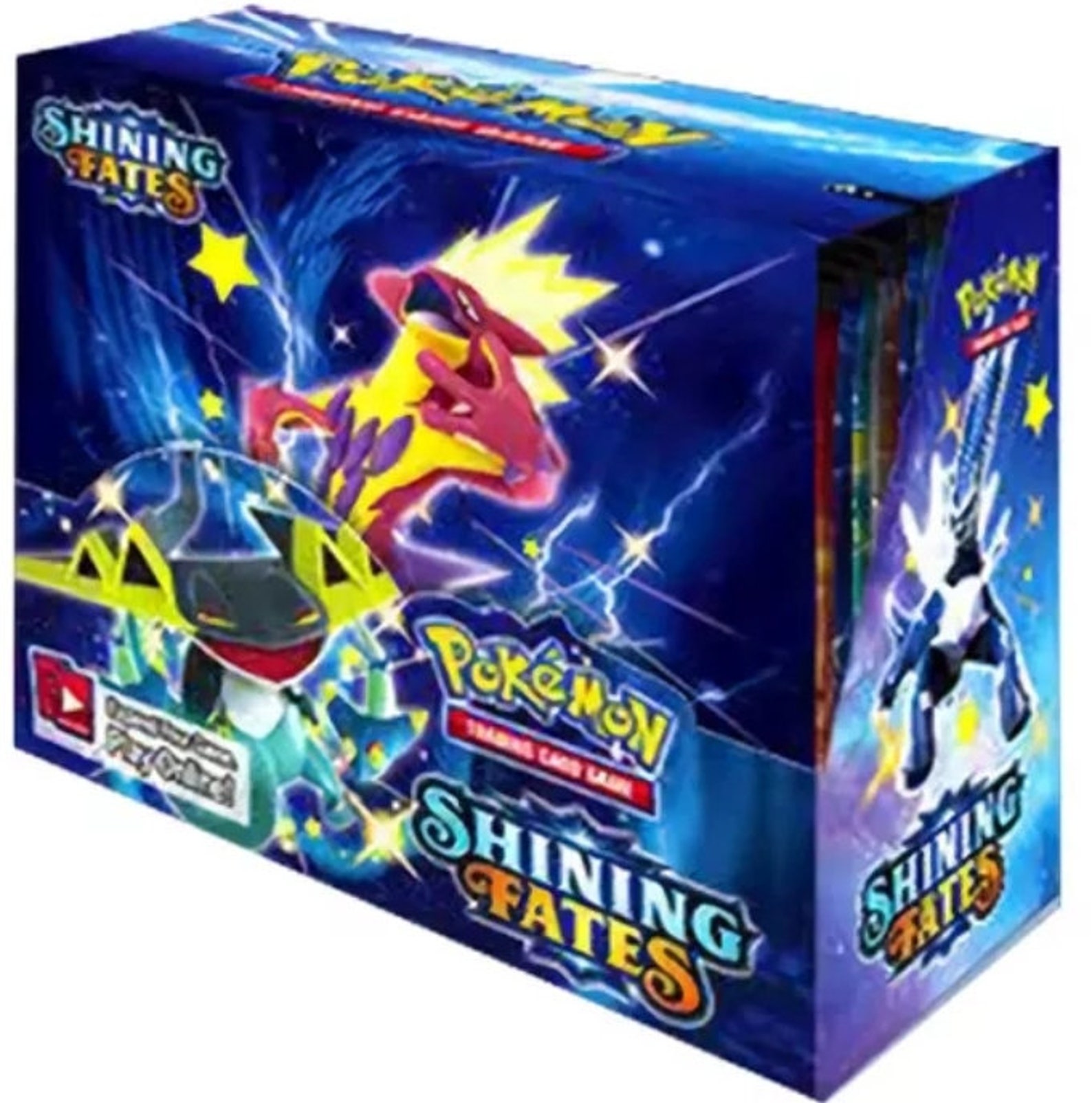 Pokemon Shining Fates Booster Box Proxy boîte FUN Etsy