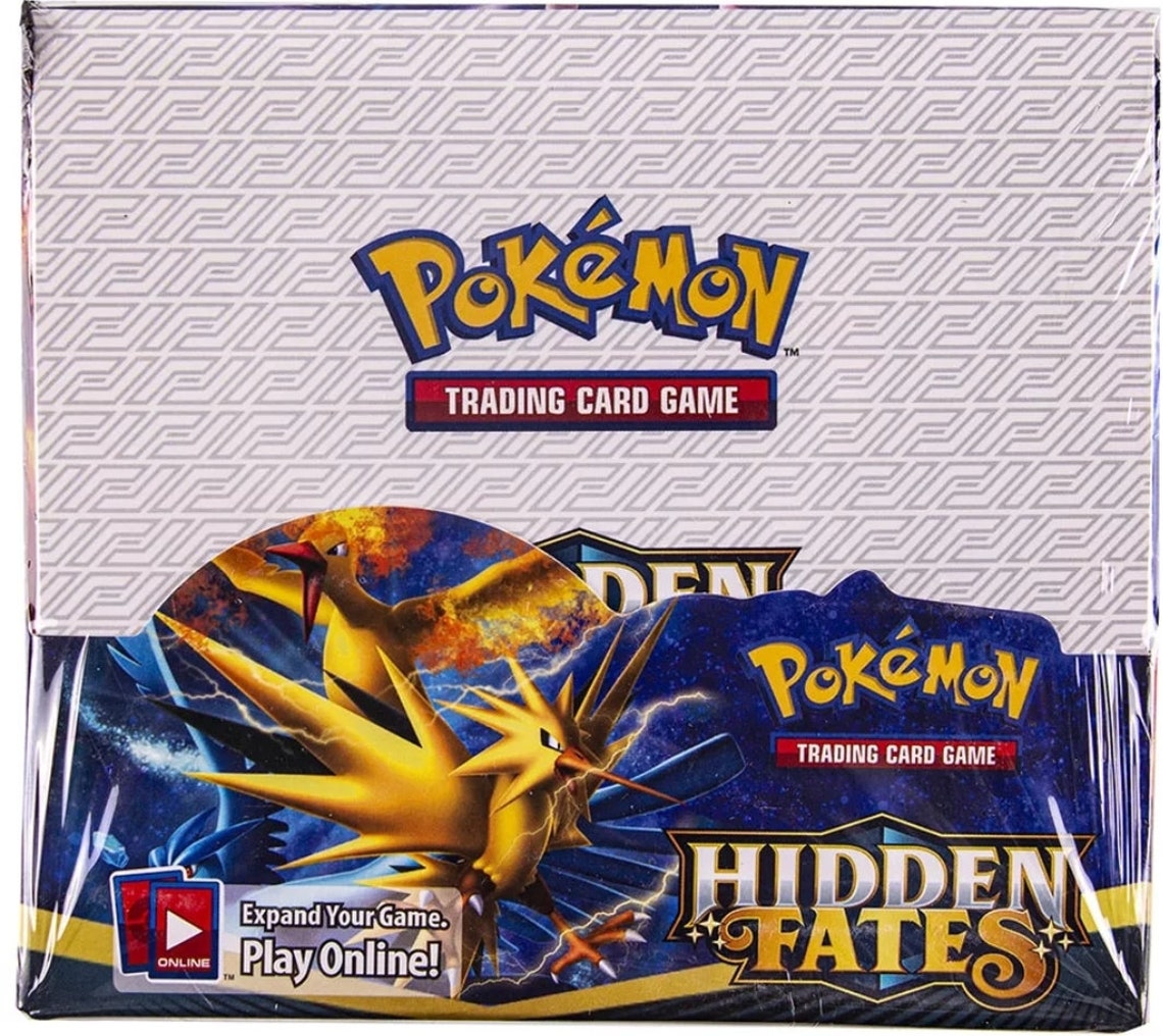 pokemon cards hidden fates booster box