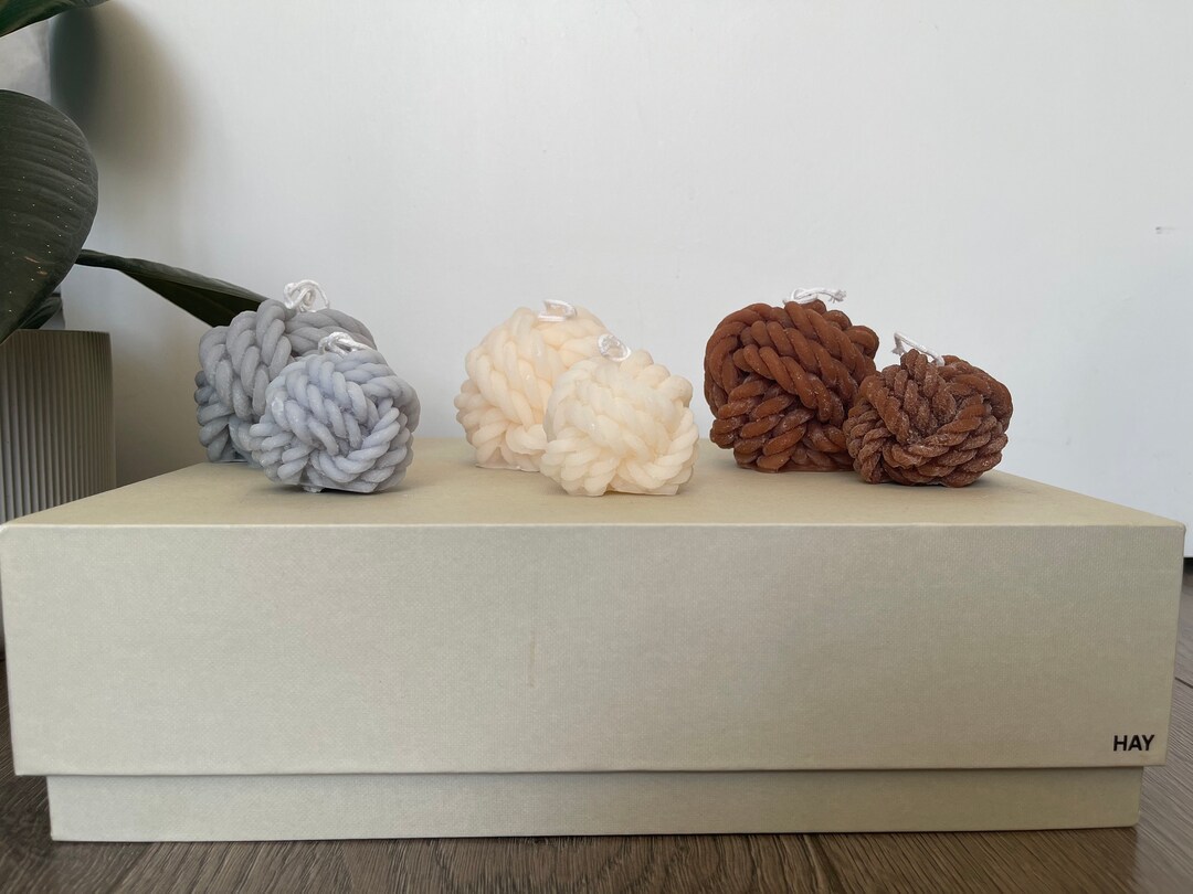 Ball o' Wool Candle / Knot Candle / Cosy Candle / Yarn Etsy España