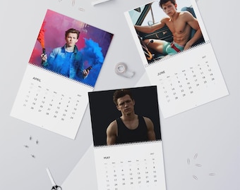 Calendario de pared/calendario fotográfico mensual de retratos de Tom Holland 2027