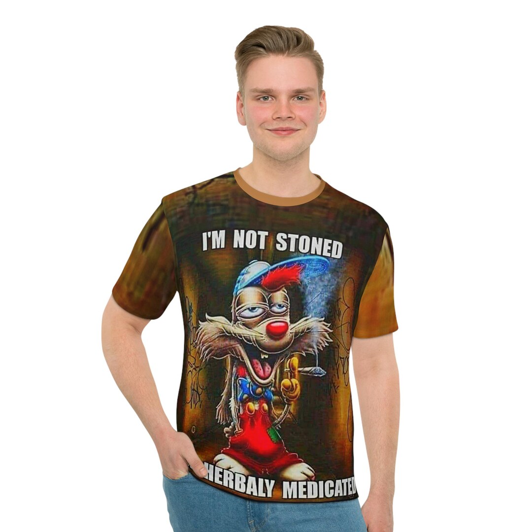 Herbally Medicated Roger Rabbit Men's Loose T-shirt (AOP) - Etsy