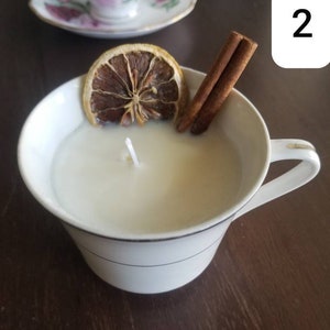Collectable Teacup Candles (multiple designs)