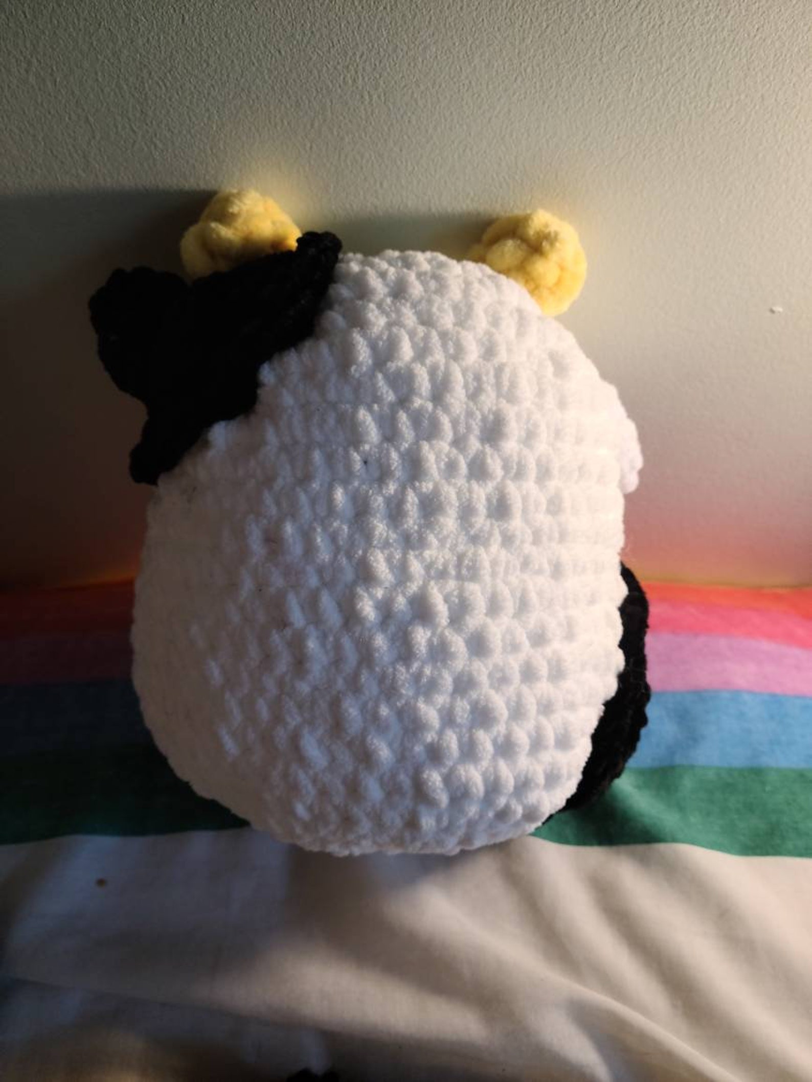 Squishmallow inspired crochet cow plush Etsy