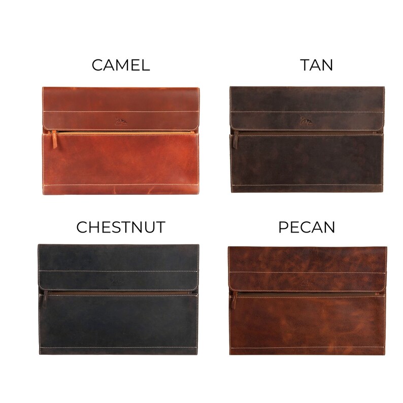 Leather Laptop Sleeve Macbook Air Pro 15 and 16 M1 Case Etsy