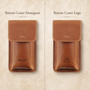 Personalized Slim Shoulder Bag with Mini Pouch