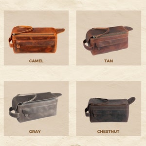 Leather Toiletry Bag