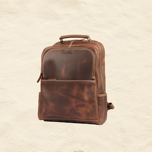 Full Grain Leather Backpack