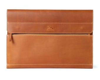 Leather Laptop Bag With Handle For MacBook Pro 14 Inch - View #7